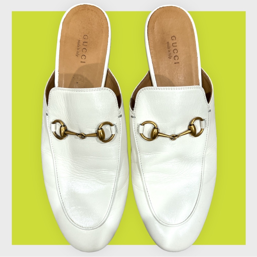 Gucci Princeton Leather Mules